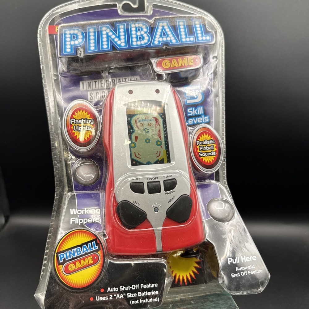 2007  Westminster Pocket Arcade Pinball Handheld Electronic Game